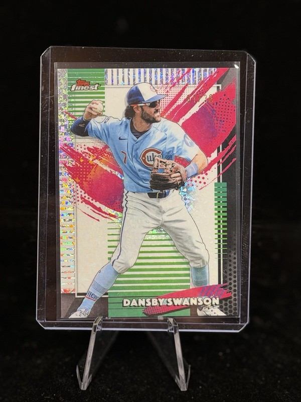 2026 Topps Finest Dansby Swanson #281 White Refractor Rare 01/30 Bookend FoP!!