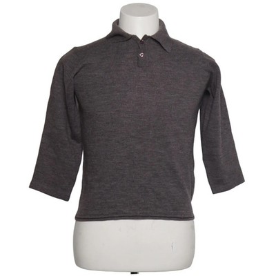 Celio, Strickpullover, Größe: M, Grau, Wolle, Einfarbig, Feinstrick, Herren #it3