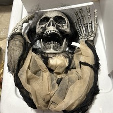 Vintge Halloween Mask Easter Unlimited Skull Skeleton Face Monster Scary