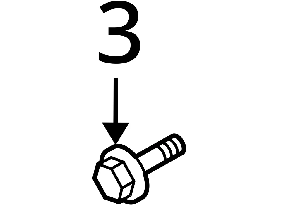 SE ADAPTA A TORNILLO DE PERNO SATURN ION SC1 1997-2007 RR S/D OTR PNL 11609223 - NUEVO OEM Foto 3 de 3