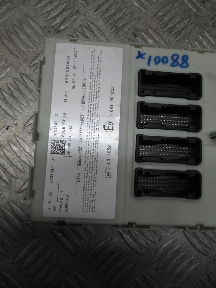 BMW 2 220I 2019 M-Sport F23 2,0 gasolina MK1 descapotable módulo de control de carrocería BCM *10088 Foto 3 de 4