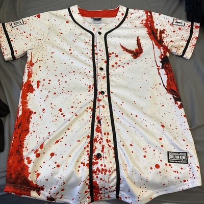 Sullivan King XX White Blood Splatter Thank You For Raging Jersey (XL)