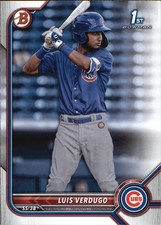 2022 Bowman #BP-147 Luis Verdugo Prospects