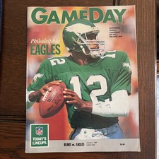 GameDay December 10 1989 Philadelphia Eagles Randall Cunningham Magazine NM