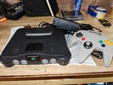 Nintendo 64 / N64 - console, controller, power supply & video - tested working
