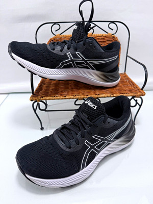 ASICS GEL-Excite 9 Black/White/Gray Low Top Lace-Up Mesh Sneaker 1012A916