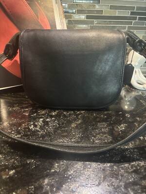 Coach Vintage Bonnie Cashin Classic Pouch Shoulder Bag Black 9170