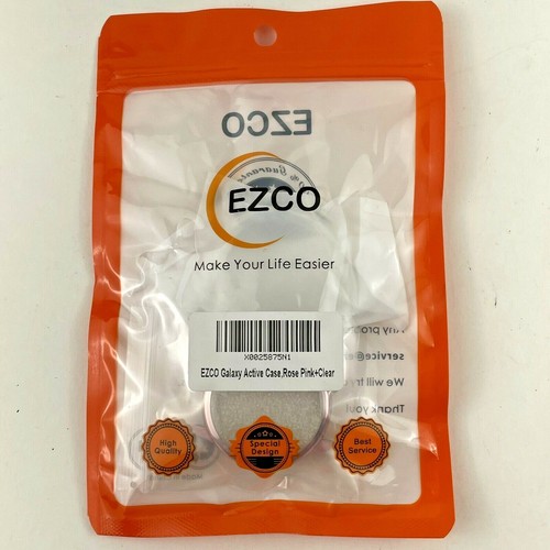 EZCO Samsung Galaxy Active Watch Cases (2) Rose Pink/Clear & 5 Screen Protectors - Picture 4 of 7