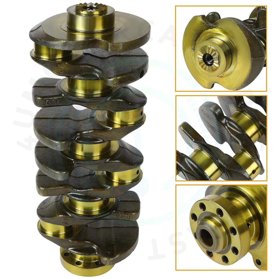 Cigüeñal motor para VW GTI EOS Tiguan Audi A3 A4 A5 A6 Q5 TT 2,0 L l4 Foto 3 de 4