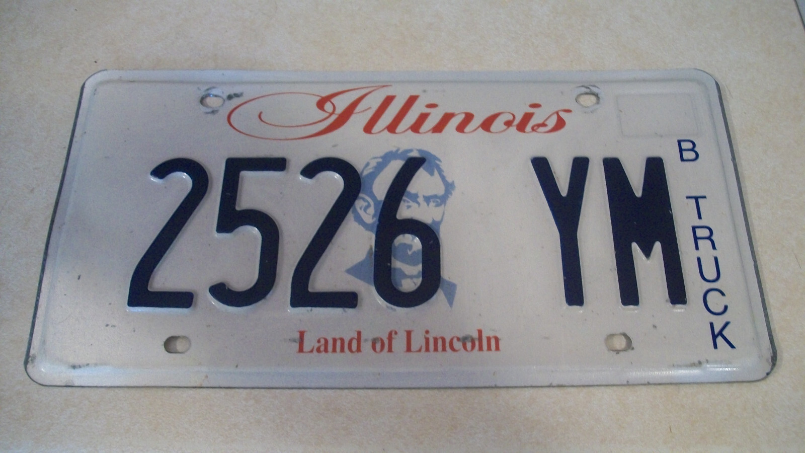 Illinois B truck license plate eBay