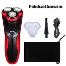 Men's Razor Rotary Waterproof Shaver Pop-Up Trimmer Wet Dry Cordless Machine US