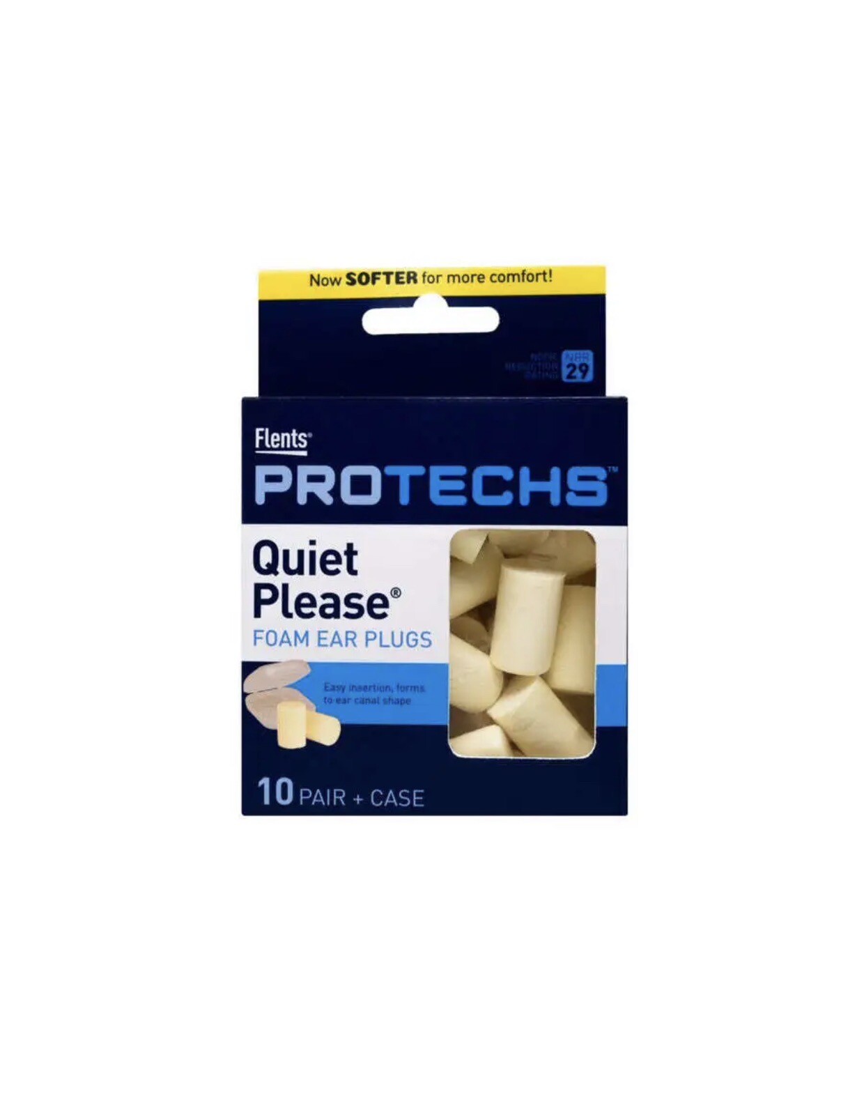 Flents Quiet Please Ear Plugs Comfort Foam Hearing Protection Easy Use