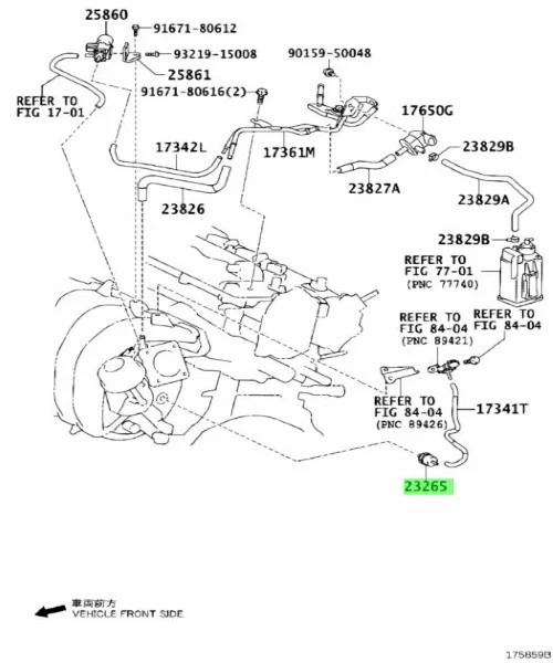 TOYOTA Celica Tacoma Camry Pickup  Filter Gas Genuine JDM OEM 90917-11022 — 第 2/2 张图片