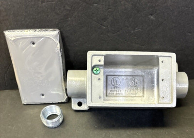 Brisk Heat Junction Box, Briskheat, Killark FDC-3, 1'', 1''-To 3/4'' Reducer, Plate