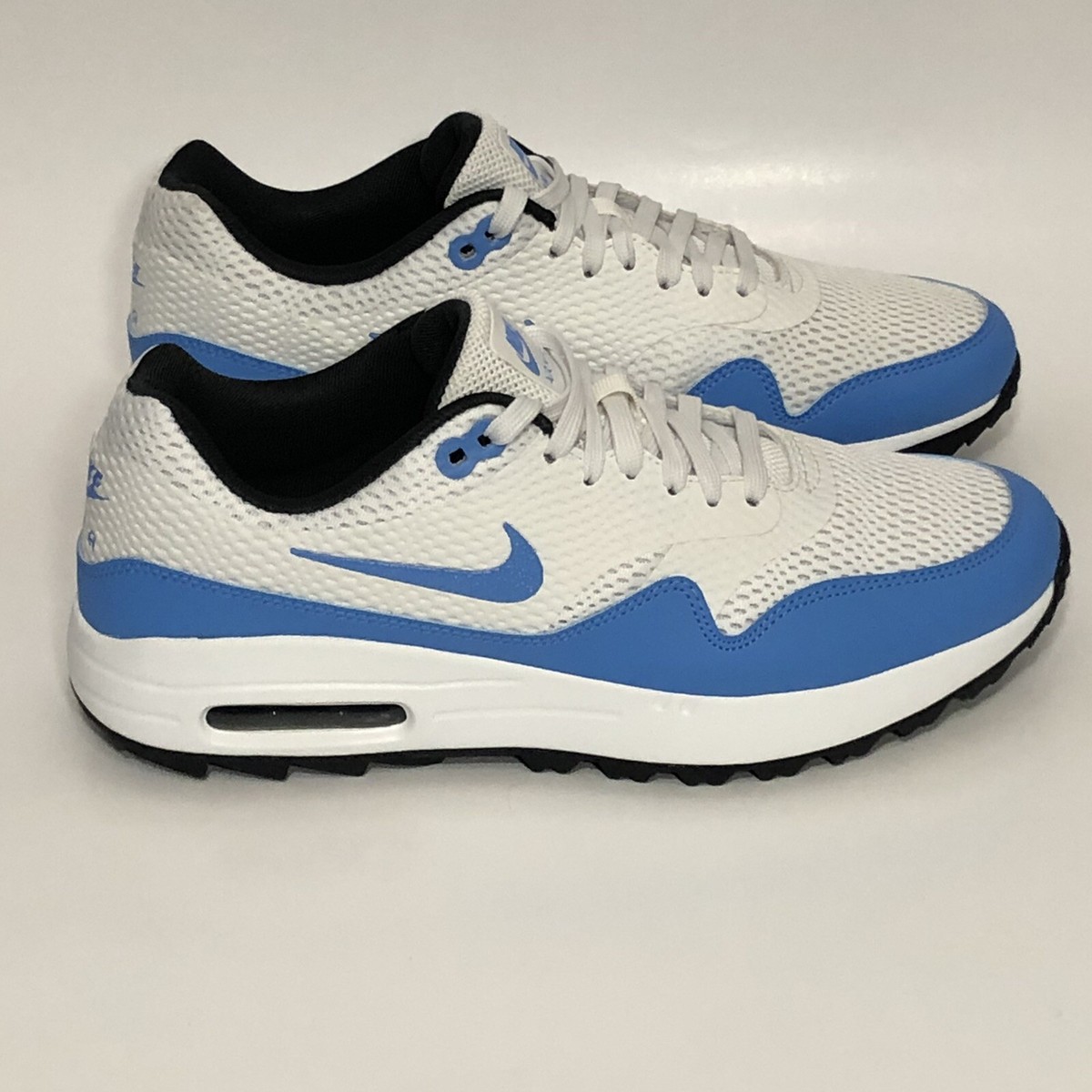 New Nike Air Max Men Size Golf Shoes White University Blue CI7576-101