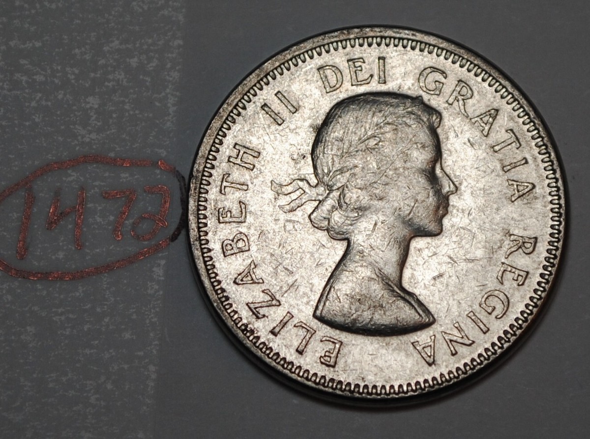 Canada 1964 5 Cents Elizabeth II Canadian Nickel Five Cent Lot