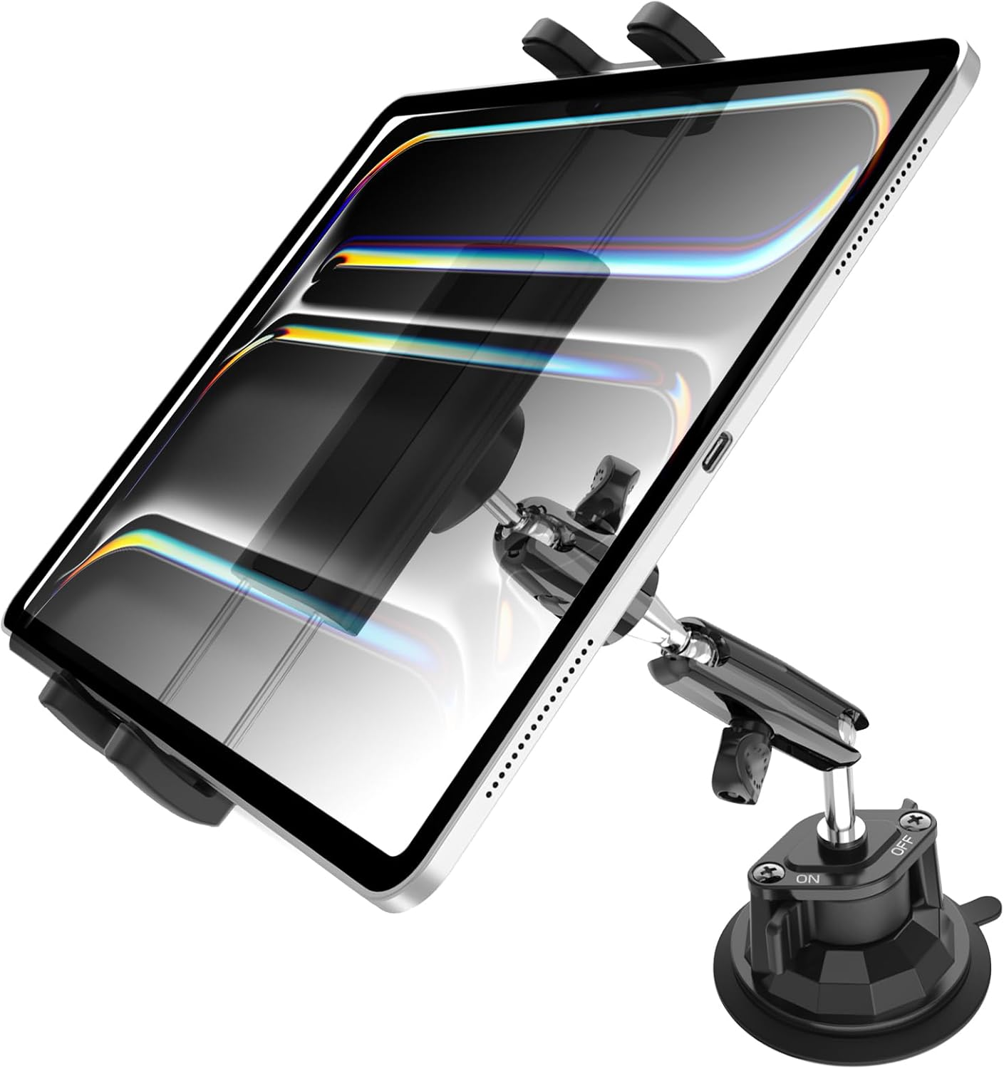 Car Truck SUV Dashboard Tablet Holder with Strong Suction Cup  -image