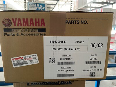 Yamaha Outboard 6X9-48207-20-00 Helm Master EX Twin Engine DEC/DES