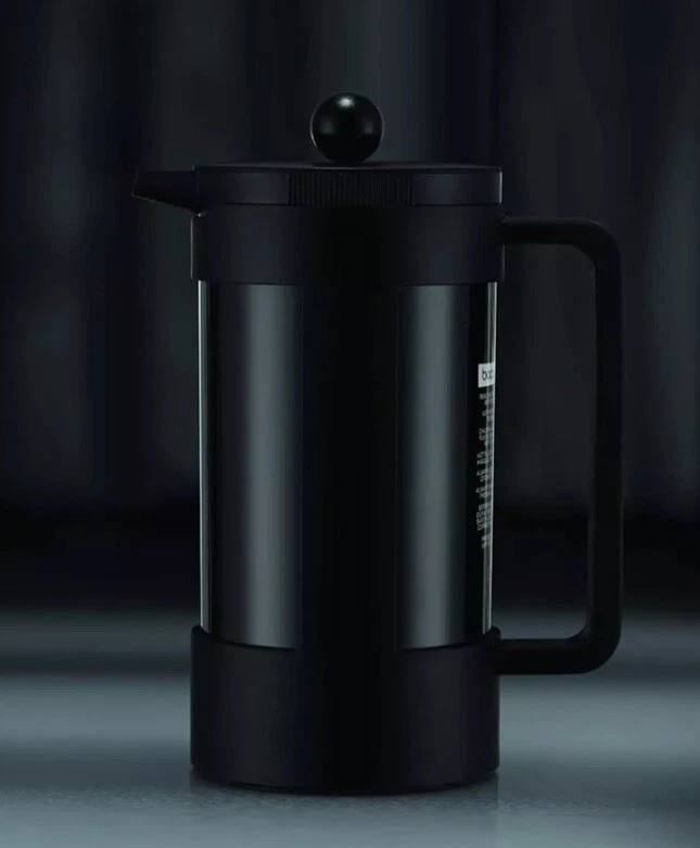 Bodum Bean Sustainable French Press Coffee Maker, 34 Ounce, Black