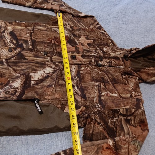 Mossy Oak Hooded Jacket Mens Large Break Up Infinity Camo Hunting Scent Control - Picture 6 of 18