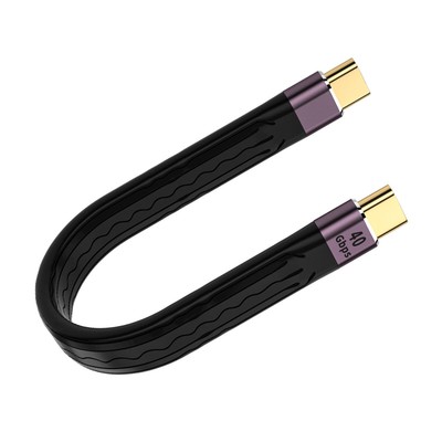40Gbps 20V PD 100W Type C Data Cord Fast Charging Cable Short USB C Cable xx