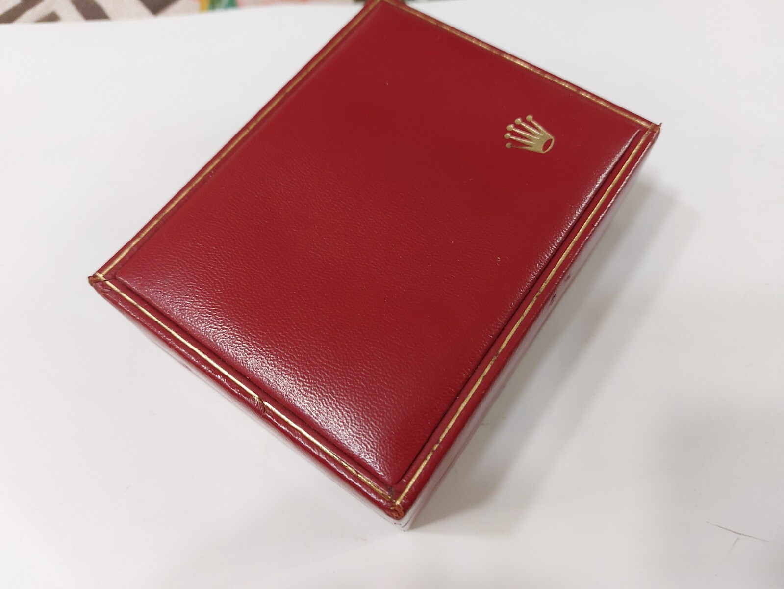 Rolex scatola rossa vintage per orologi watch box ref 14.00.02 Datejust foto 3