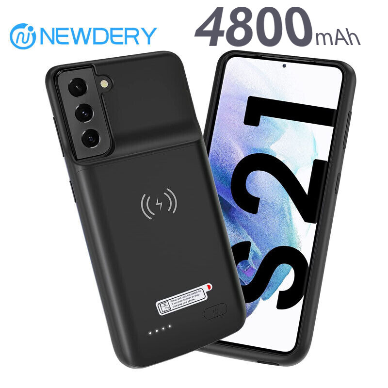 4800mAh Battery Charger Case for Samsung Galaxy S21 Wireless