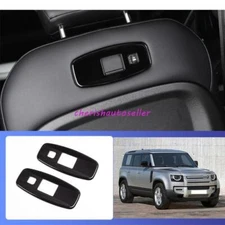 For Land Rover Defender 20-2024 Glossy Black Rear Seat USB Connector Frame 2PC