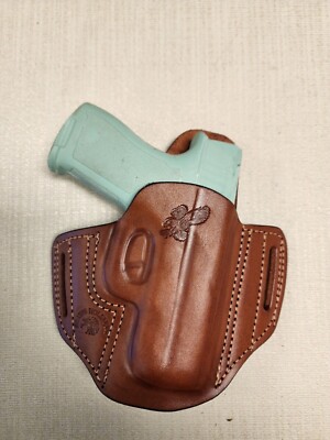 Braids Holsters PSA Dagger Micro brown leather pancake holster