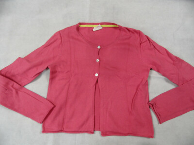 Mini Boden chic lightweight cardigan pink size 13/14 y excellent st121