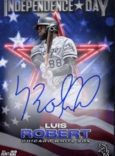 [DIGITAL CARD] Topps Bunt - Luis Robert - Independence Day 22 S1 Blue Sig