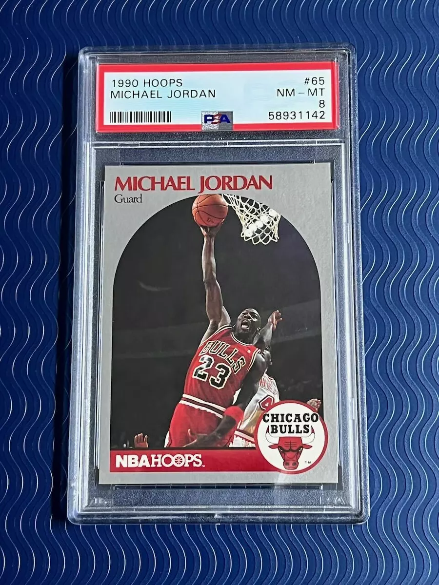 1990 Hoops Michael Jordan 65 PSA 8