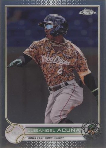 LUISANGEL ACUNA Auto 2021 Topps Pro Debut MINT CHROME Card Mets 