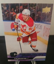 2023-24 UPPER DECK YOUNG GUNS Rookie ILYA SOLOVYOV #493 CALGARY FLAMES