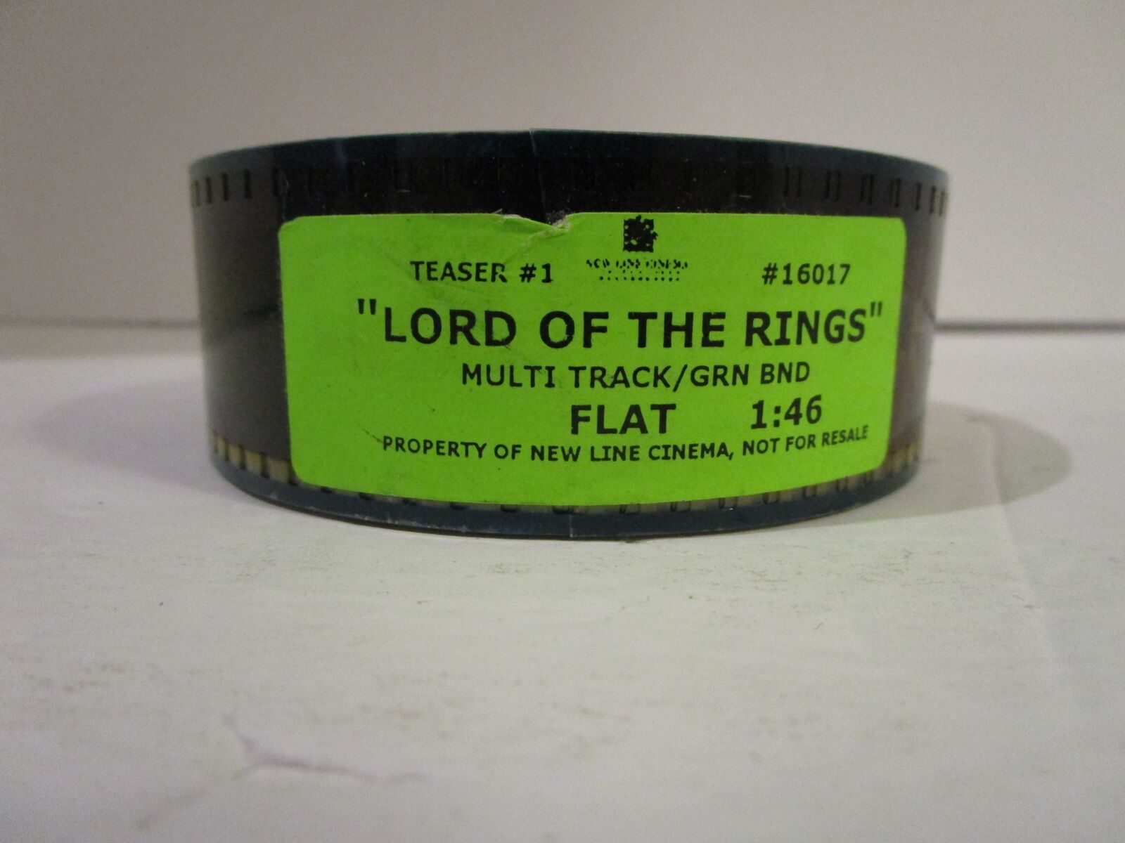 New sealed Lord of the Rings: Fellowship of the Ring 35mm film trailer  SCOPE