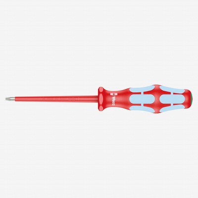 Wera 022760 Kraftform Plus VDE Stainless Steel Torx Screwdriver, T8 x 80 mm
