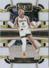 2024-25 Panini Select WNBA Silver Prizm Dana Evans Chicago Sky #73 Parallel