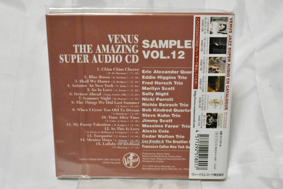 Duty Paid) V.A.-VENUS THE AMAZING SUPER AUDIO CD SAMPLER VOL