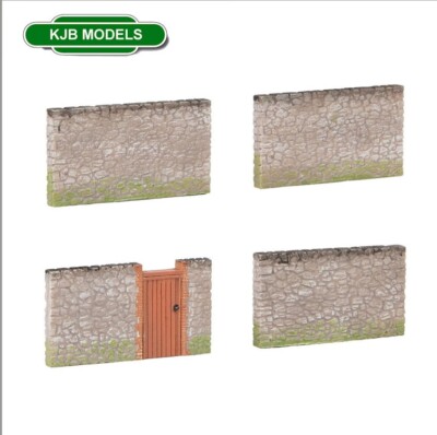 Stärke N Farish Scenecraft 42-288 Urban Stone Walling (x4) - UVP £9,95