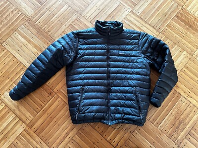 Men's PATAGONIA Down Sweater Insulated Jacket BLACK M Medium See