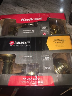 Kwikset Smartkey Combo Pack Venetian Finish 25324-001 BRAND NEW