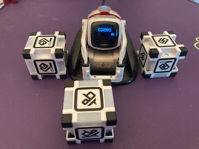 Anki Cozmo Robot Used. Charger, robot and cubes. Batteries not included