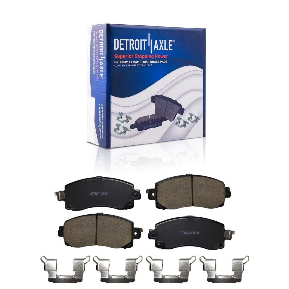 10pc Front Rear Brake Rotors Ceramic Brake Pads for 2019 - 2021 Subaru Forester - Image 4 of 4