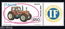 ITALIA 1 FRANCOBOLLO MACCHINA TRATTORE GALAXY AUTO APPENDICE 1984 nuovo**