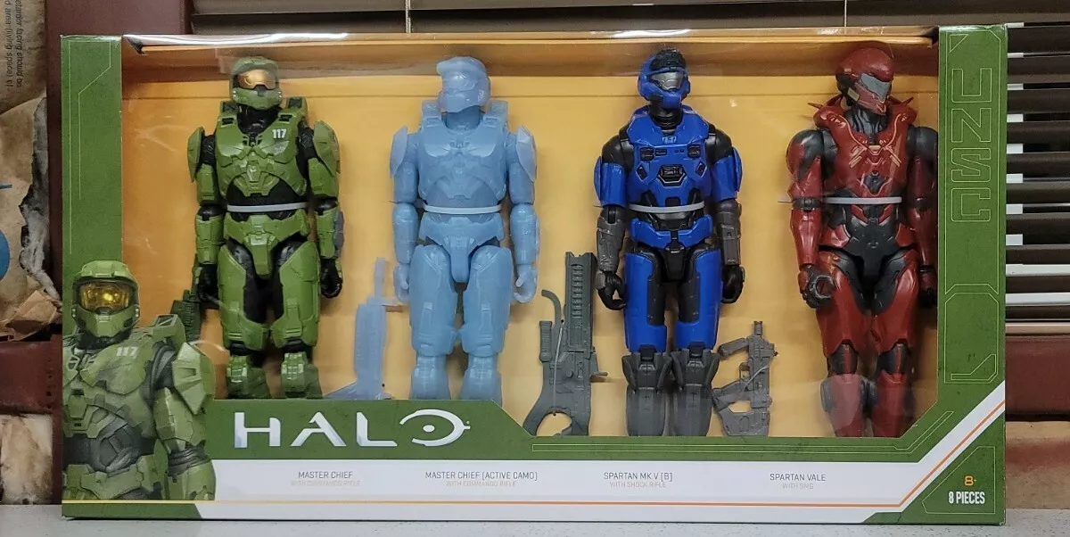 Halo Action Figure 4 Pack, 12 Inch Toy Collectibles 