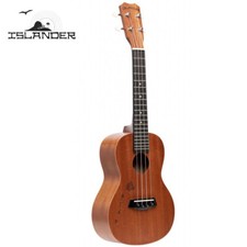 Islander MC-4-ISL Concert Ukulele Satin Finish with Hawaiian Island Engraving