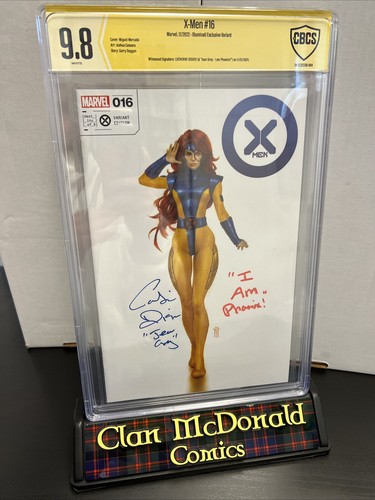 X-Men #16 SIGNED by Catherine Disher & Quoted/Character Name Graded CBCS 9.8