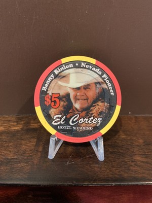 El Cortez - $5 Casino Chip - *Benny Binion - Nevada Pioneer* - Las Vegas