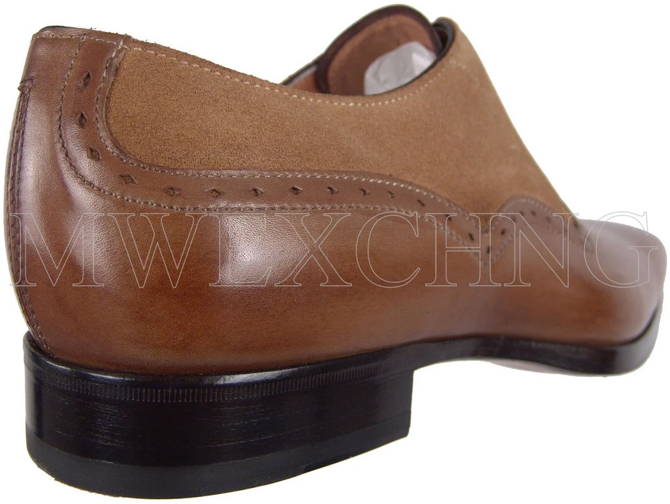 SCARPE OXFORDS FRANCESCO BENIGNO PELLE SCAMOSCIATA UK 9 - Immagine 4 di 4