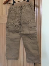 NWT Gymboree Boys Pull on Pants Tan Cargo Pants Outlet 4,6